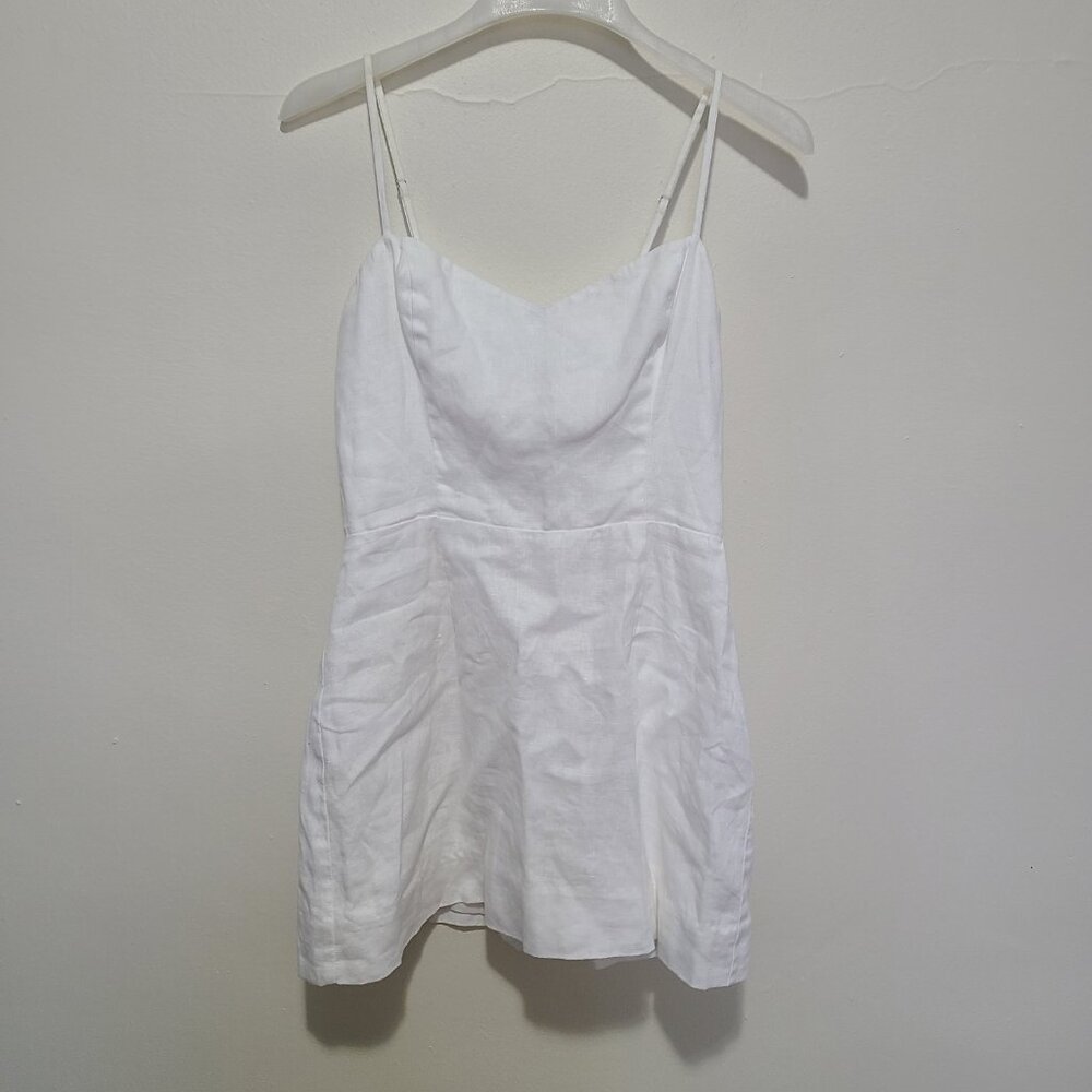 Reformation White Mini Dress